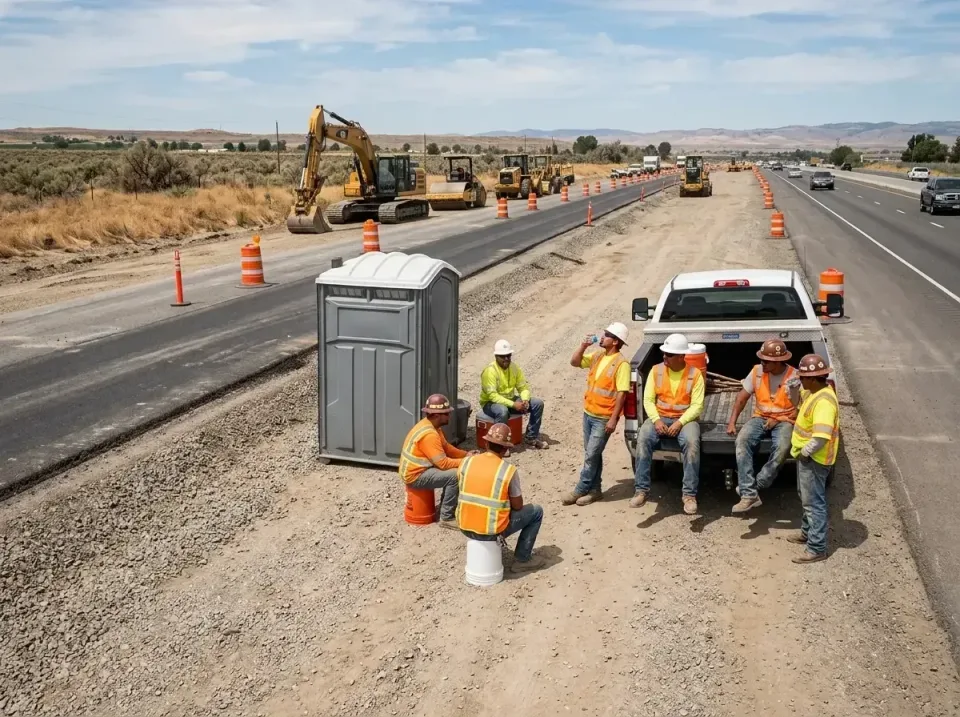highway-road-construction-crew-007 — frequently asked questions, Porta Potty and Restroom Rentals in Winters, CA